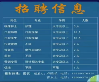 郑州口腔招聘最新信息及论述概览