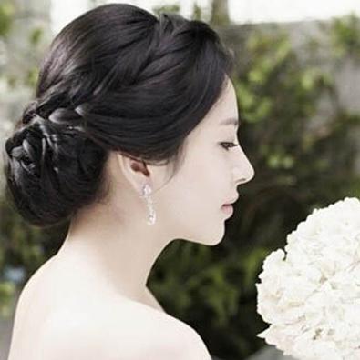 韩式新娘造型图片,爱的绽放与温馨陪伴的时光