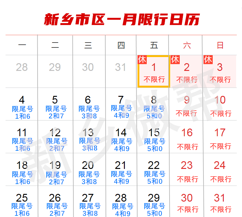 新乡限号政策最新公告（2024年）