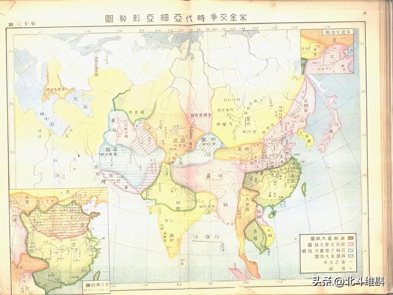 亚洲地图最新概览，揭示地理格局的新变化与变化多端的地貌特征